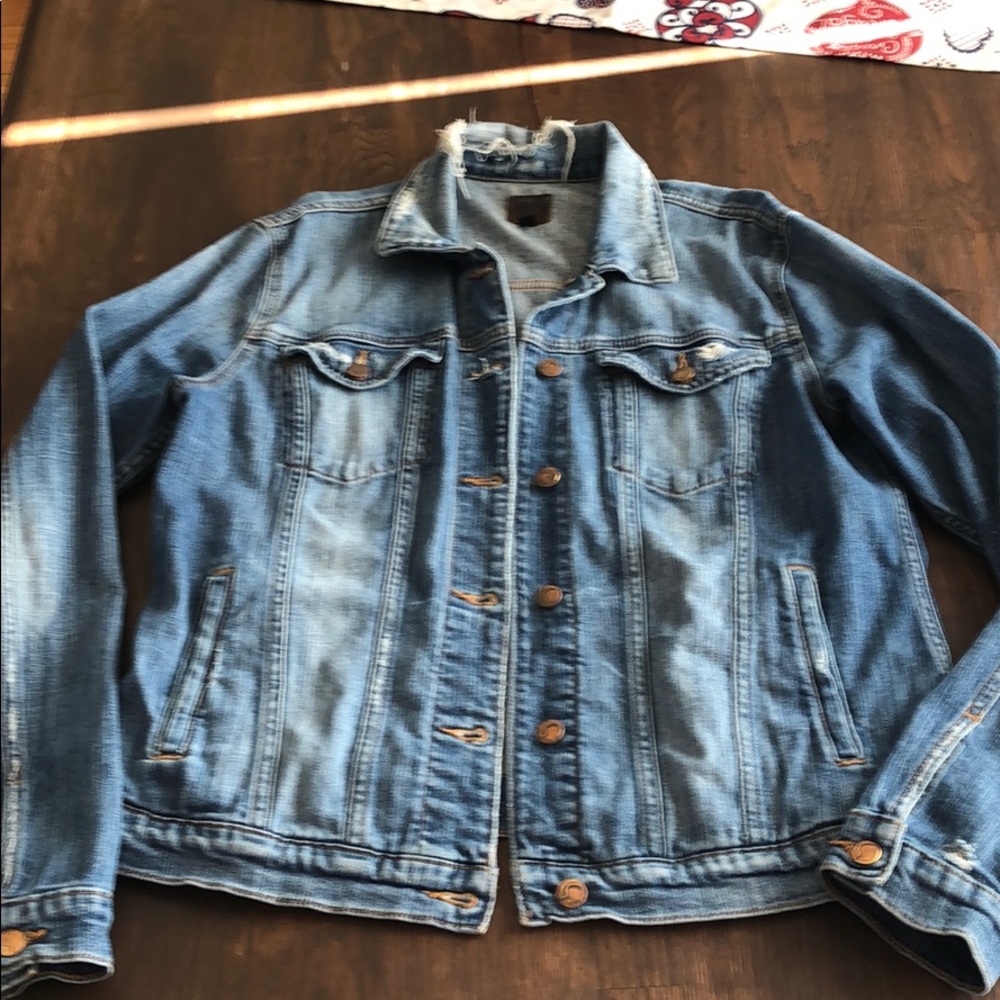 Weathered jean jacket